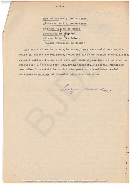 M-1252-6 - Istorie și duh românesc. GEORGE COANDĂ